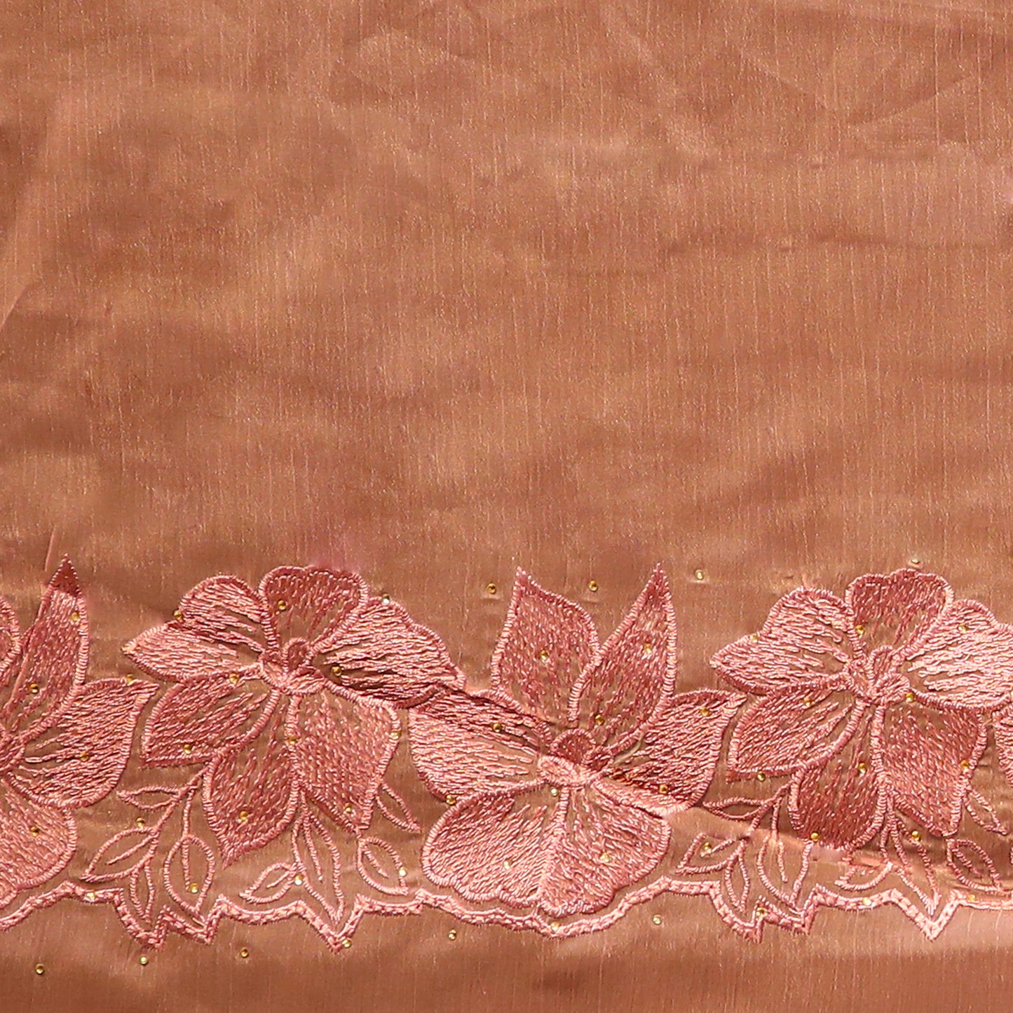 Lavender marble chiffon designer saree with self-thread embroidery and cutwork